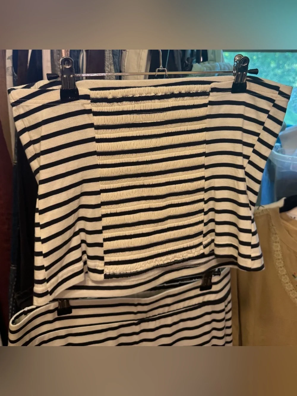 NWOT Free People Free-Est Sailor Tube Set - ivory combo - large